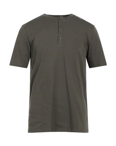 Shop Sseinse Man T-shirt Military Green Size Xxl Cotton