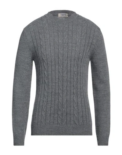 Shop Tsd12 Man Sweater Grey Size Xxl Acrylic, Wool