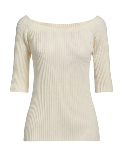 Shop Chloé Woman Sweater Beige Size M Wool, Cashmere