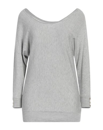 Shop Guess Woman Sweater Light Grey Size S Viscose, Polyamide, Elastane