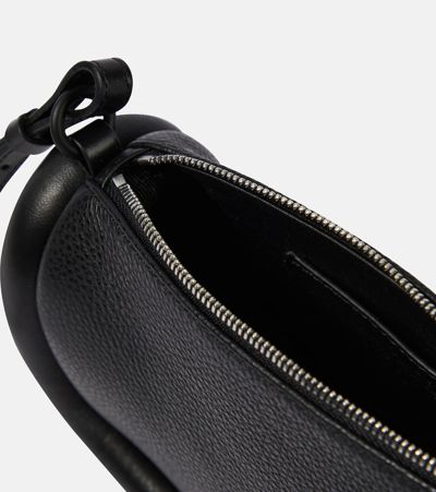 Shop Jw Anderson Bumper-12 Leather Crossbody Bag In Black