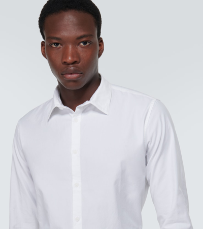 Shop Sunspel Cotton Shirt In White