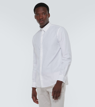 Shop Sunspel Cotton Shirt In White