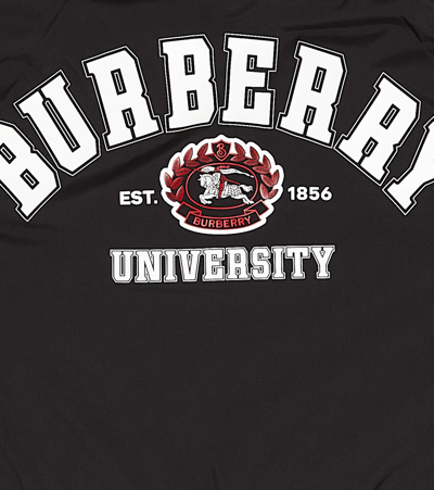 Shop Burberry Logo Printed Vest In Black