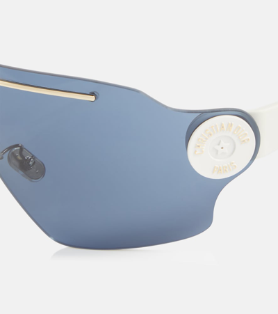 Dior Pacific M1u Shield Sunglasses In Blue