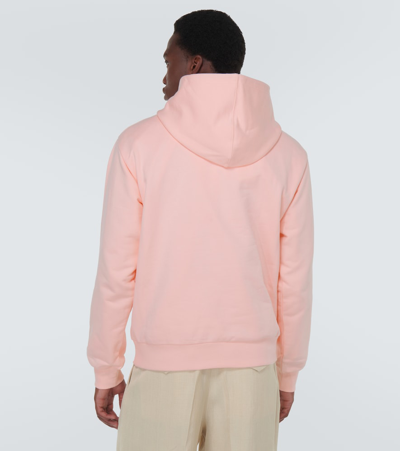 Shop Marni Logo Cotton Jersey Sweatshirt In Pink