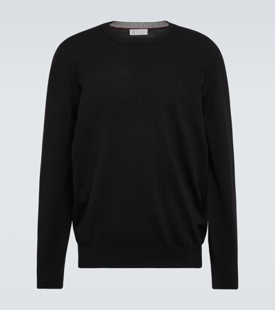 Shop Brunello Cucinelli Cashmere Sweater In Black