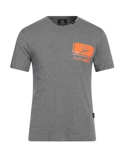 Shop Plein Sport Man T-shirt Grey Size Xl Cotton