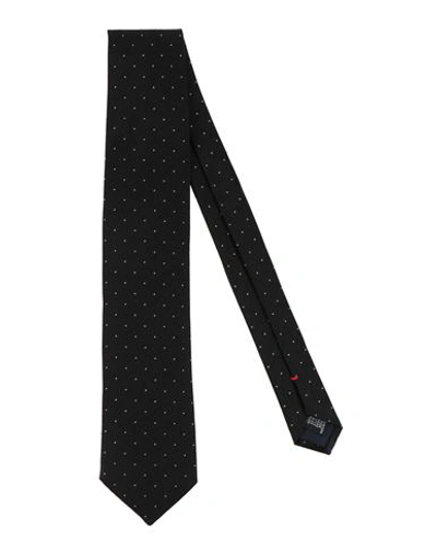 Shop Fiorio Man Ties & Bow Ties Black Size - Silk