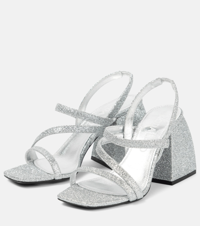 Nodaleto Bulla Gemini Mary Jane Sandals In Silver