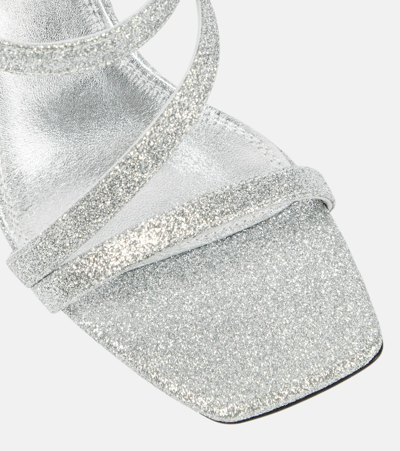 Shop Nodaleto Bulla Gemini Mary Jane Sandals In Silver