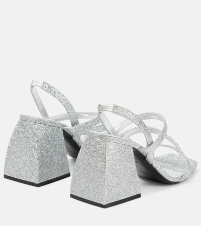 Shop Nodaleto Bulla Gemini Mary Jane Sandals In Silver
