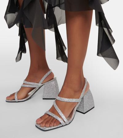 Nodaleto Bulla Gemini Mary Jane Sandals In Silver