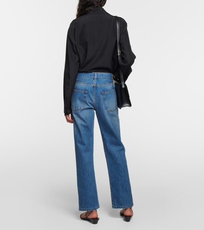 Shop The Row Goldin Straight Jeans In Blue