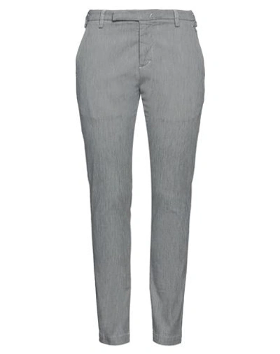 Entre Amis Woman Pants Grey Size 36 Cotton, Lycra, Elastane In Grey
