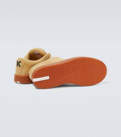 Kenzo Neutral -dome Suede Sneakers - Men's - Rubber/calf Leather/calf Suede/fabric In Brown