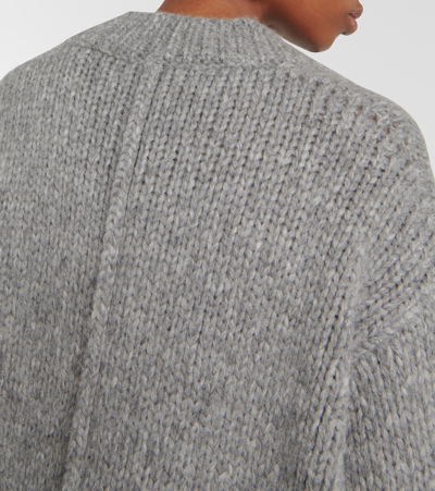 Tom Ford Alpaca-blend Sweater In Grey