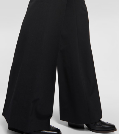 Shop Stella Mccartney Wool-blend Pants In Black