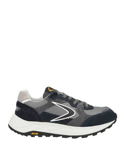 Shop Valsport Man Sneakers Grey Size 12 Leather, Textile Fibers