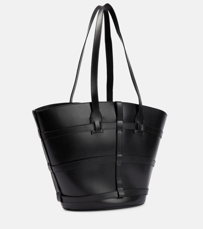 Shop Altuzarra Park Place Large Leather Tote Bag In Black