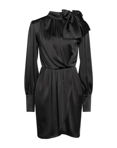 Shop Actualee Woman Mini Dress Black Size 6 Polyester