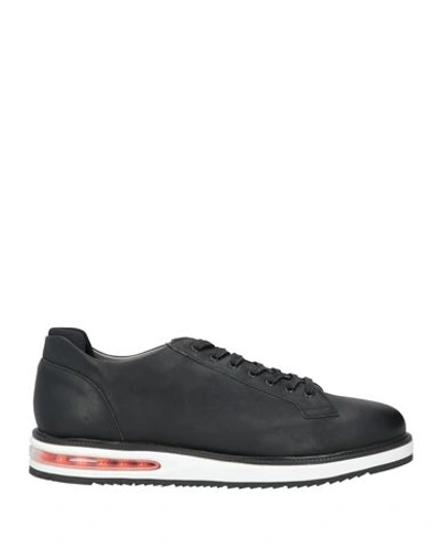 Shop Barleycorn Man Sneakers Black Size 13 Soft Leather
