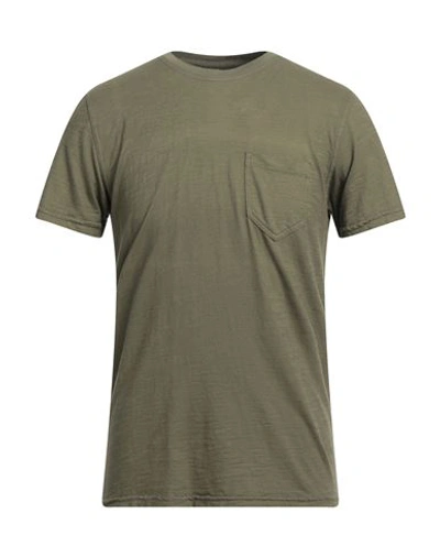 Shop Bl'ker Man T-shirt Military Green Size Xxl Cotton