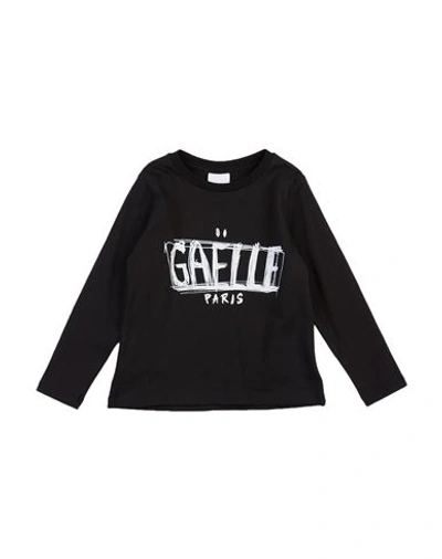 Shop Gaelle Paris Gaëlle Paris Toddler Girl T-shirt Black Size 4 Cotton, Elastane