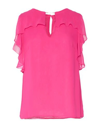 Shop Camilla  Milano Camilla Milano Woman Top Fuchsia Size 8 Polyester In Pink