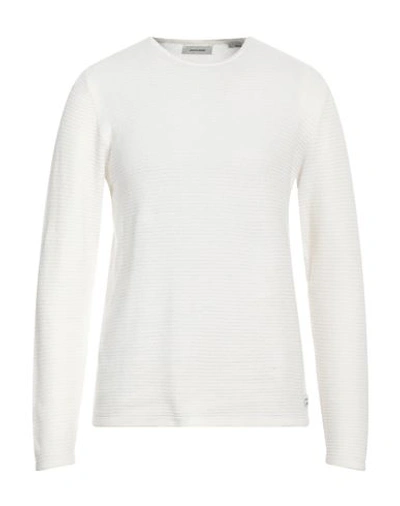 Shop Jack & Jones Man Sweater White Size Xxl Cotton