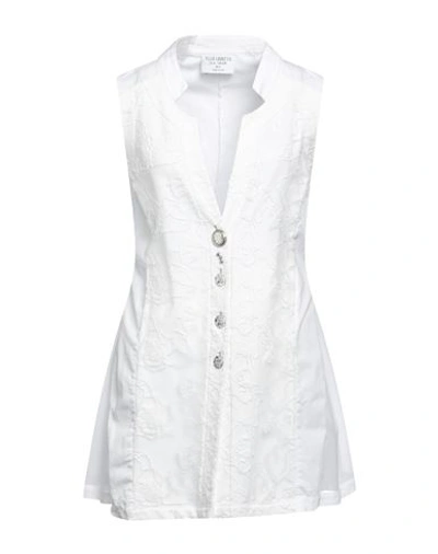 Shop Elisa Cavaletti By Daniela Dallavalle Woman Short Dress White Size S Cotton, Elastane, Viscose, Poly
