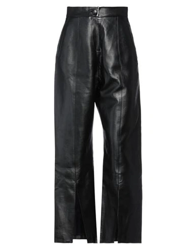 Shop Materiel Matériel Woman Pants Black Size 4 Polyester, Polyurethane