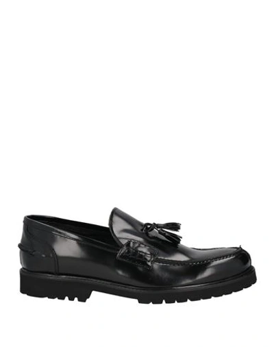 Shop Bruno Verri Man Loafers Black Size 9 Leather