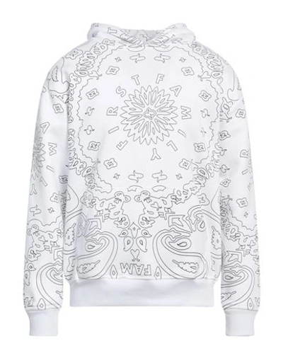 Shop Family First Milano Man Sweatshirt White Size M Cotton