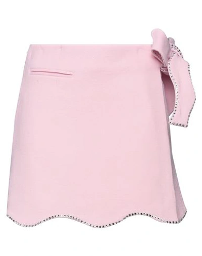 Shop Mach & Mach Woman Mini Skirt Pink Size 2 Wool