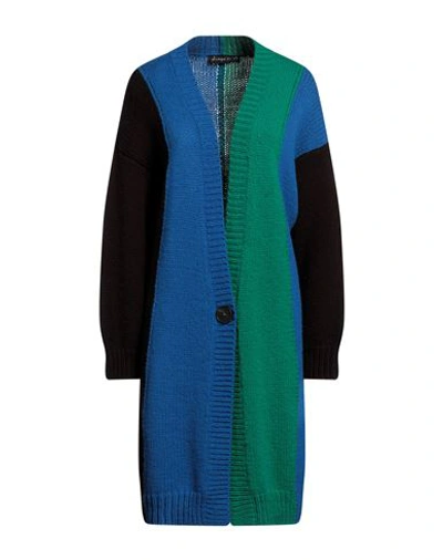 Shop Pdr Phisique Du Role Woman Cardigan Blue Size 1 Merino Wool, Polyamide
