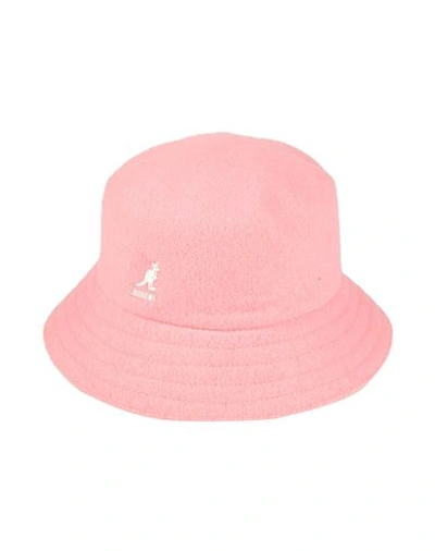 Shop Kangol Woman Hat Pink Size L Wool, Modacrylic