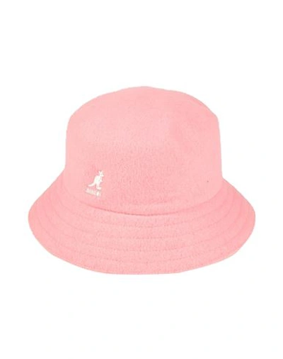 Kangol Wool Lahinch Bucket Hat In Pepto In Pink
