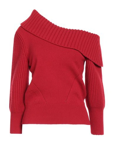 Shop Alexander Mcqueen Woman Sweater Red Size S Wool, Cashmere