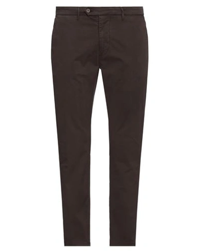 Shop 0/zero Construction Man Pants Dark Brown Size 40 Cotton, Elastane