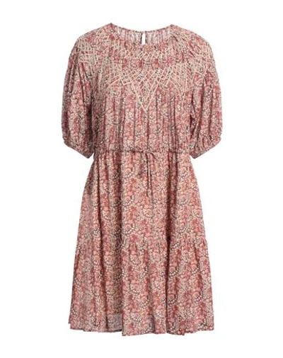 Shop Ba&sh Ba & Sh Woman Mini Dress Pink Size 1 Cotton, Viscose, Polyester