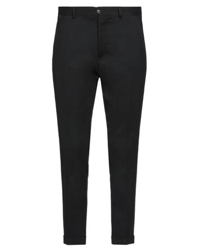 Shop Messagerie Man Pants Black Size 28 Polyester, Wool, Viscose, Elastane