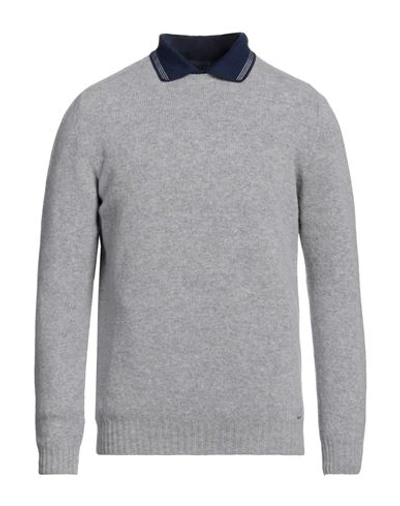Shop Jacob Cohёn Man Sweater Light Grey Size Xl Virgin Wool