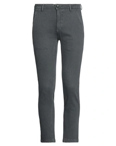 Shop Yan Simmon Man Pants Grey Size 28 Cotton, Elastane