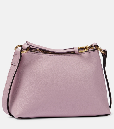 Shop See By Chloé Joan Small Leather Crossbody Bag In Pink