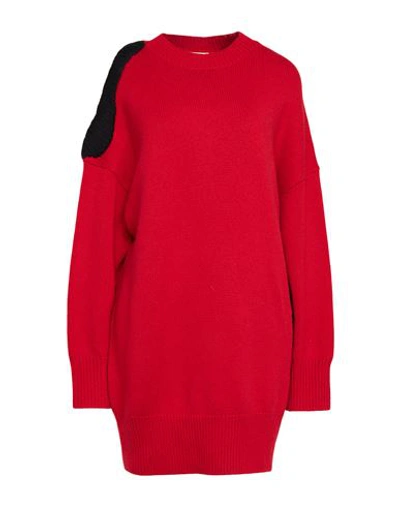 Shop Krizia Woman Sweater Red Size 2 Virgin Wool, Cashmere