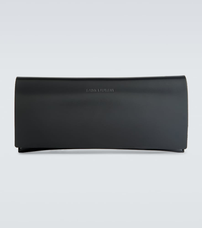 Saint Laurent Betty Rectangular Sunglasses In Black