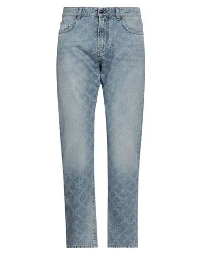 Costume National Man Denim Pants Blue Size 34 Cotton In Blue