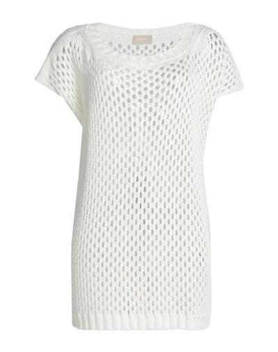 Shop Drumohr Woman Sweater White Size M Cotton