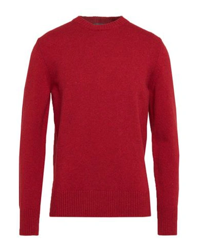 Shop +39 Masq Man Sweater Red Size 40 Wool